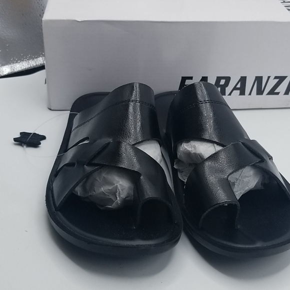 Faranzi Other - Faranzi mens slip on sandals black sz 9.5